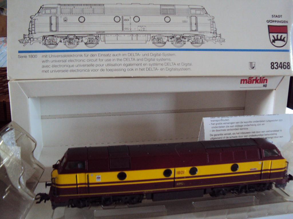 Marklin H0 83468 dieselloc Luxemburg Goppingen digitaal, Wisselstroom, Locomotief, Nieuw, Ophalen of Verzenden