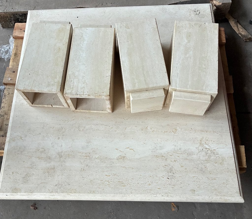 Tafel marmer, Ophalen, Overige materialen, Gebruikt, 50 tot 100 cm
