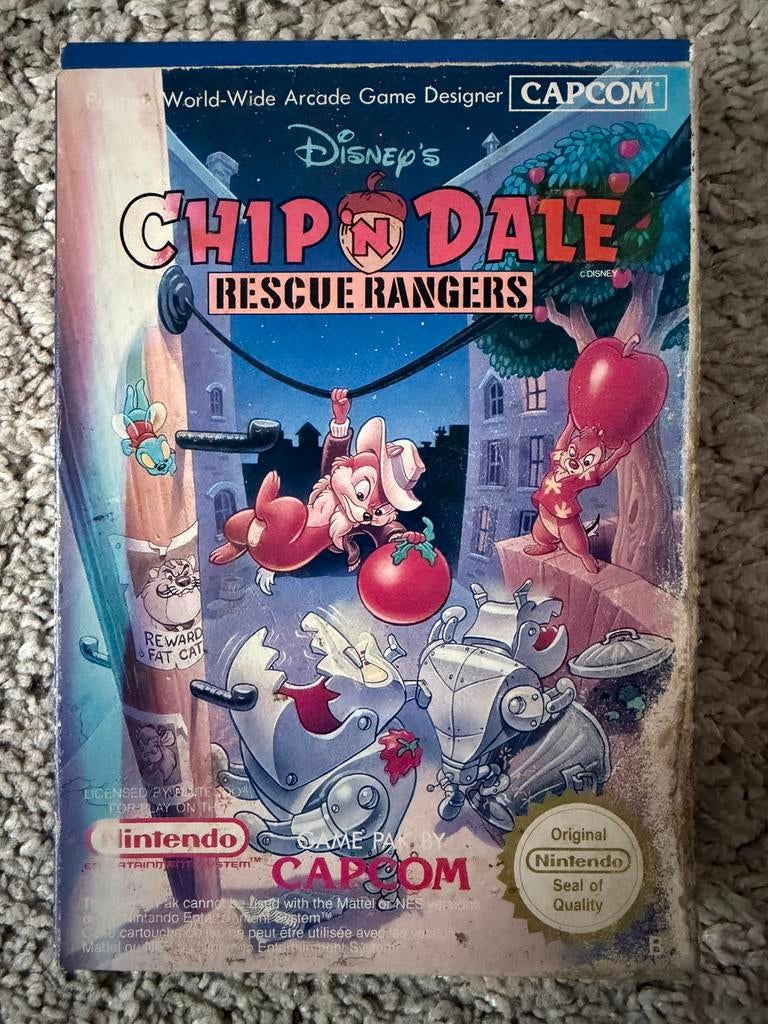 Chip Dale rescue Ranger Nes, Consoles de jeu & Jeux vidéo, Jeux | Nintendo NES, Envoi, Comme neuf