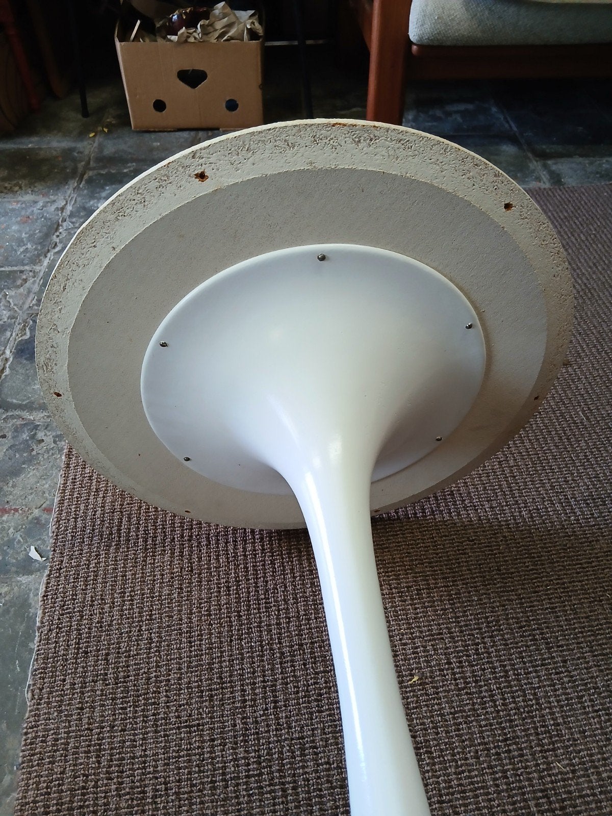 Vintage space age tulip tafel., Enlèvement, Synthétique