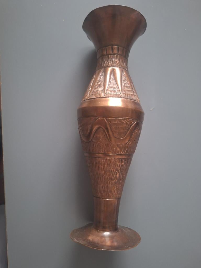 Vintage koperen vaas, Ophalen