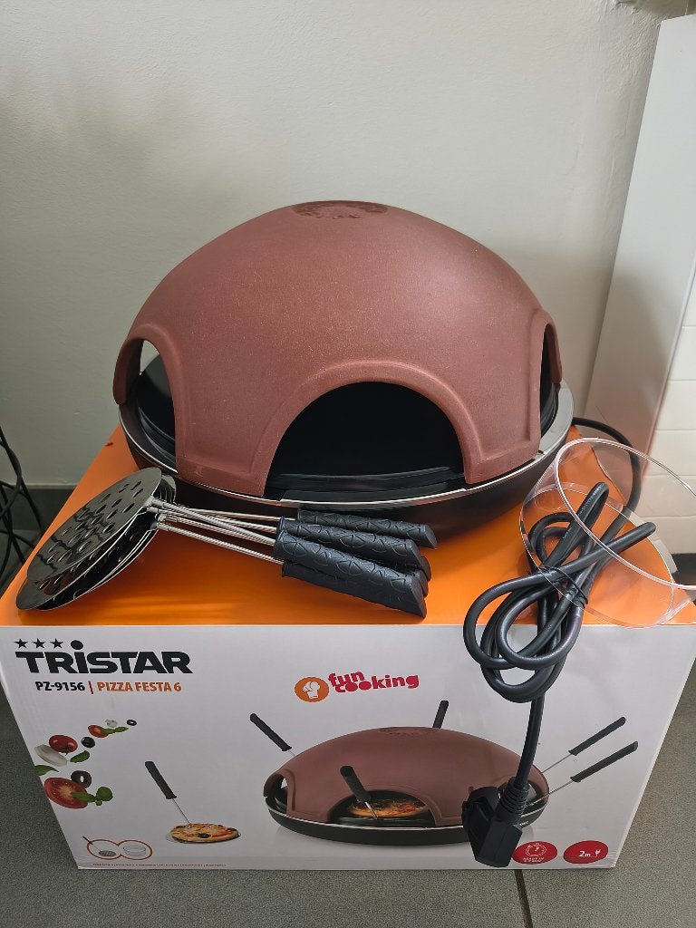 Tristar Pizzarette PZ-9156 - 6personen -*Perfecte staat*, Ophalen of Verzenden, Zo goed als nieuw, Tristar