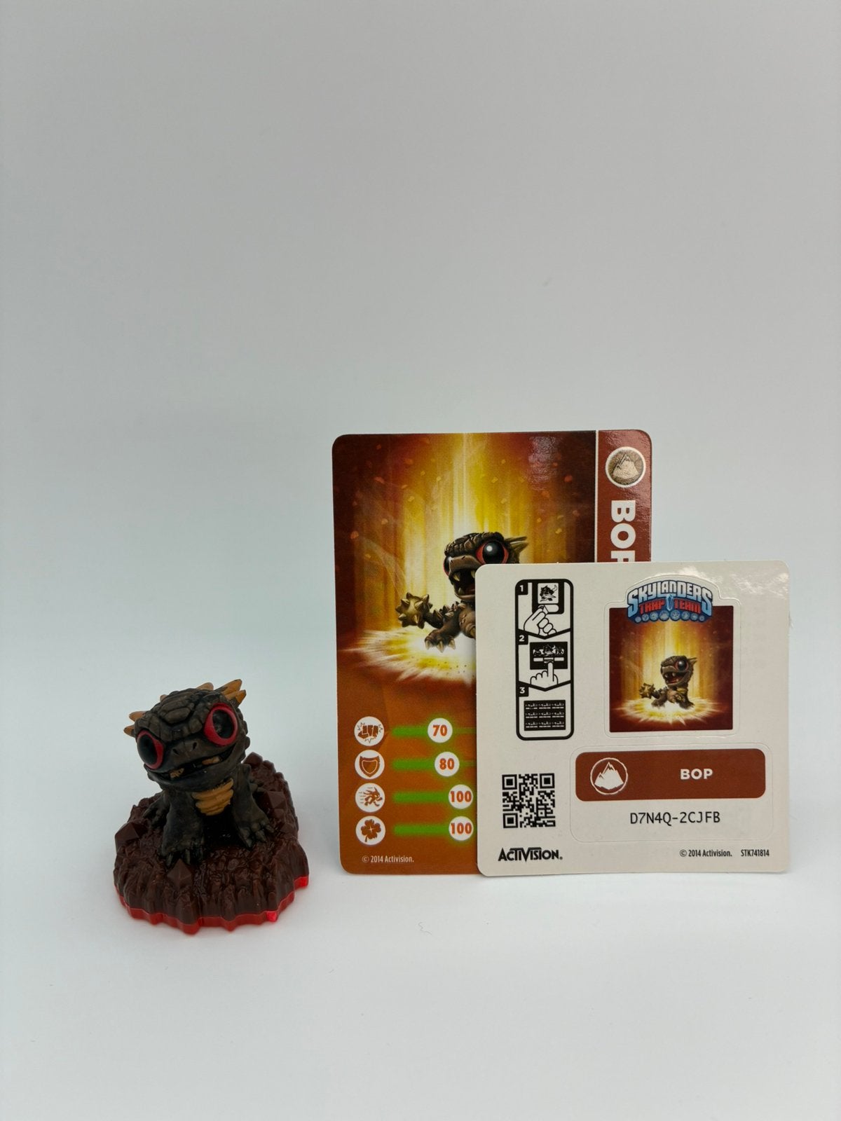 Skylanders Trap Team Bop avec autocollant et carte, Envoi, Comme neuf