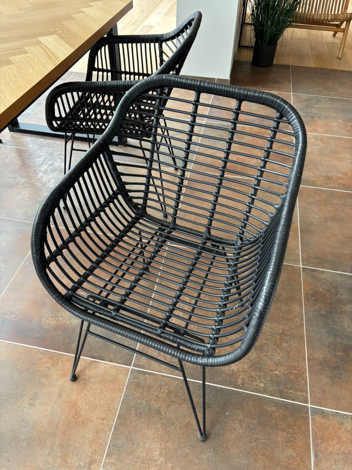 4 rotan stoelen binnen of buiten te gebruiken., Ophalen, Zo goed als nieuw, Rotan