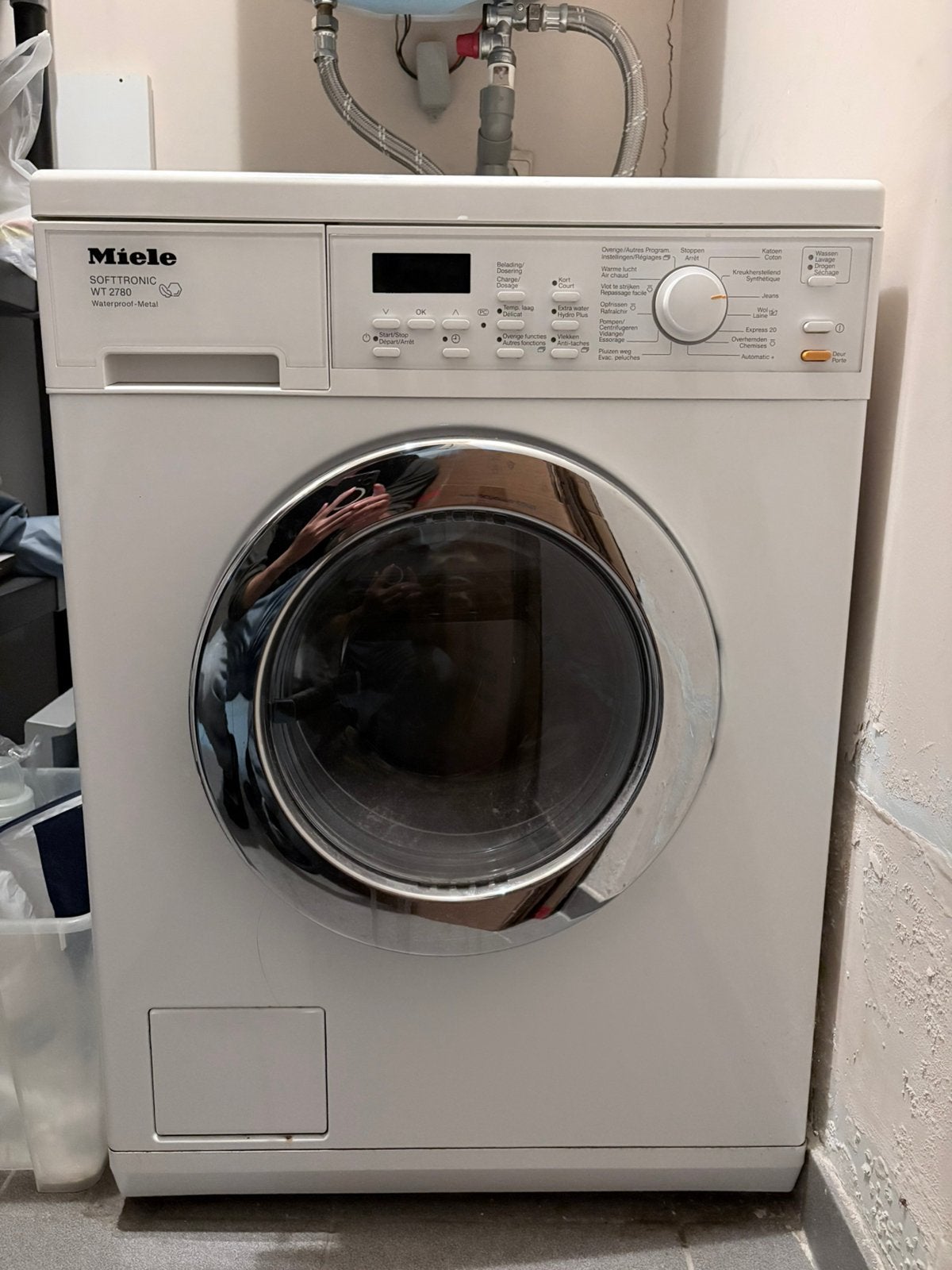 Miele WT 2780 Softtronic was-droogcombinatie, Ophalen, Gebruikt, 4 tot 6 kg, Energieklasse A of zuiniger