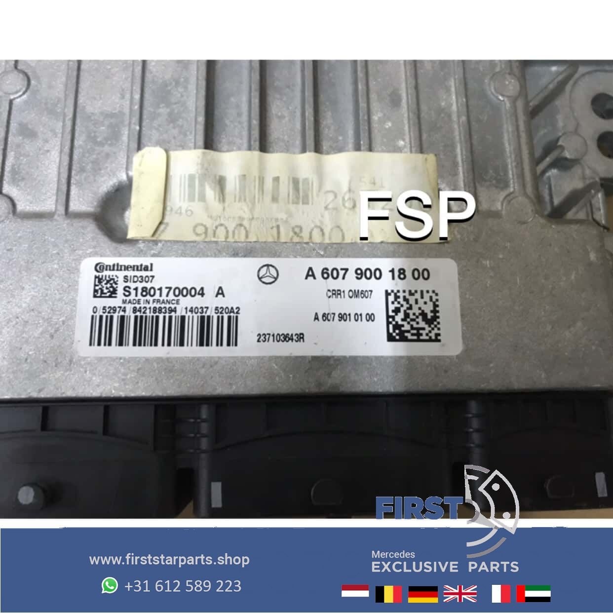 W176 W246 W117 W156 A6079001800 MOTOR ECU MODULE COMPUTER Me, Utilisé, -, -, Enlèvement ou Envoi