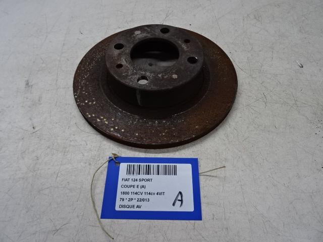 FREIN DISQUE AVANT Fiat 124 Spider (01-1969/11-1985), Utilisé, Fiat