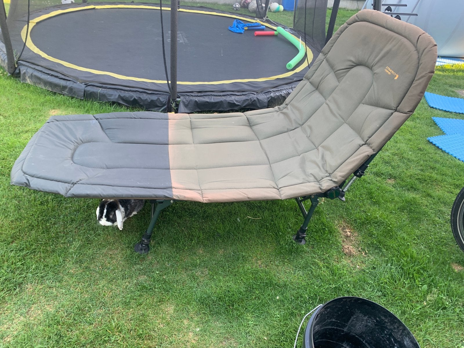 Strategy Comfort karper bedchair / visstoel - verstelbaar, Watersport en Boten, Hengelsport | Karpervissen, Ophalen, Zo goed als nieuw