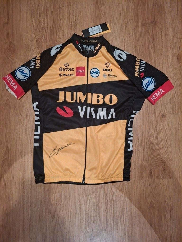 Gesigneerd truitje Wout van Aert, Fietsen en Brommers, Fietsaccessoires | Fietskleding, Ophalen of Verzenden