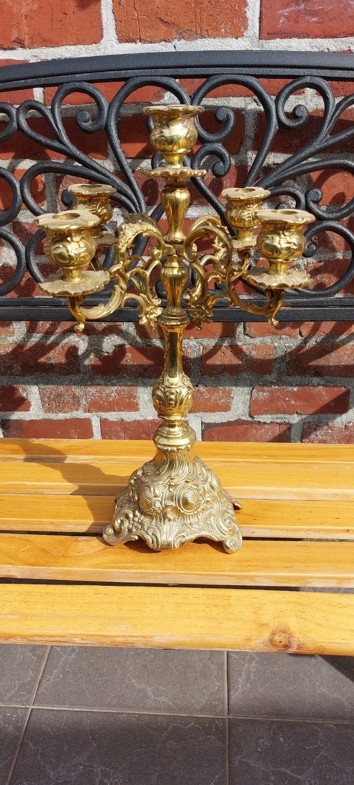 zware kandelaar, Antiek en Kunst, Ophalen