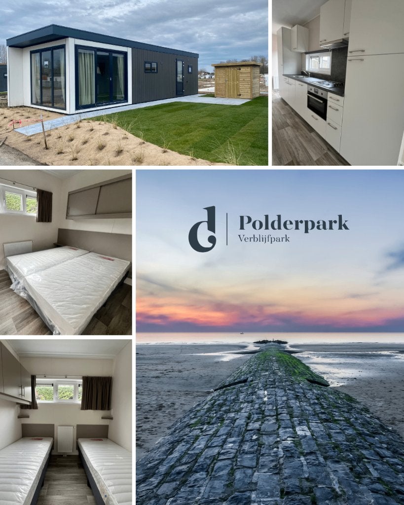CHALET (3 lits) Version de luxe Nieuport @ Polderpark II, Caravanes & Camping