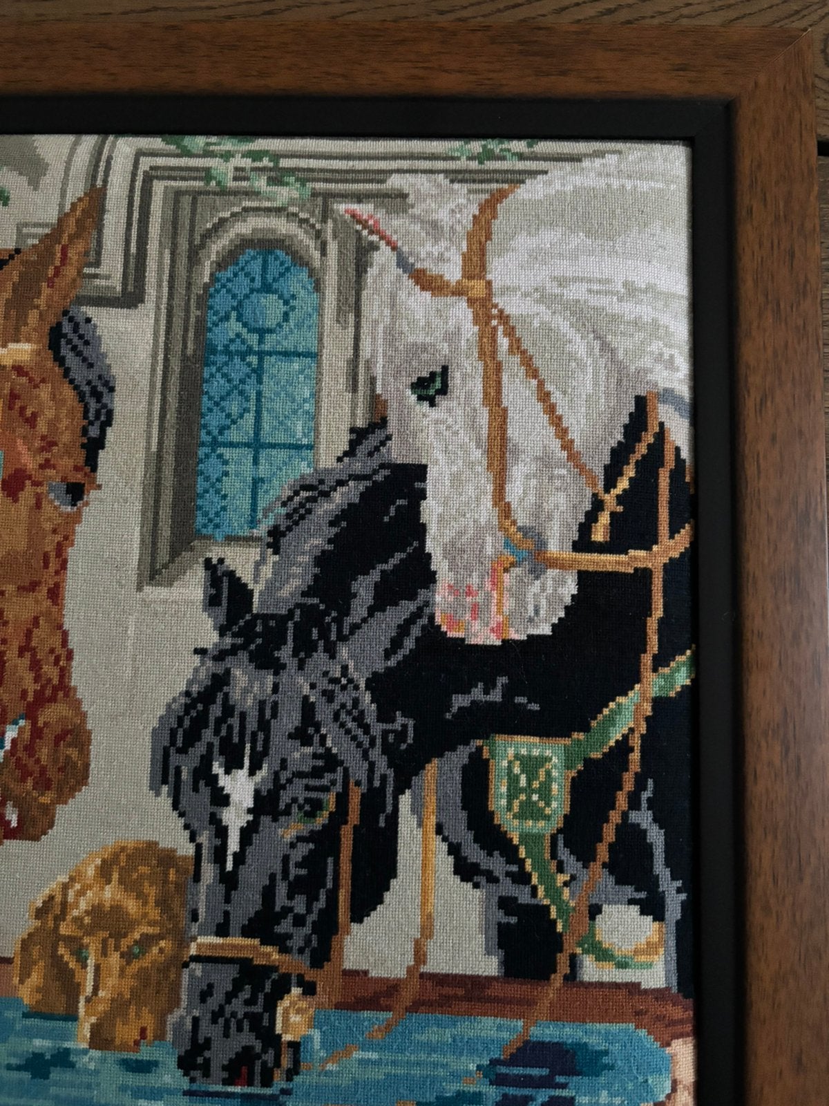 Gobelin Wiehler les chevaux à l’abreuvoir, Enlèvement ou Envoi