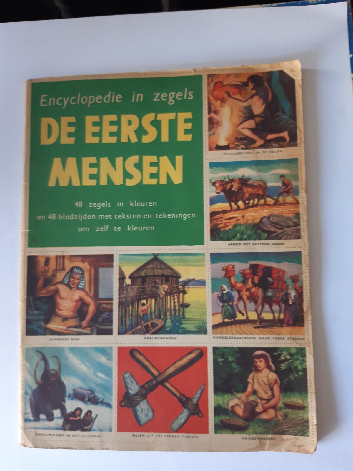 Encyclopedie in zegels.  De eerste mensen, Ophalen