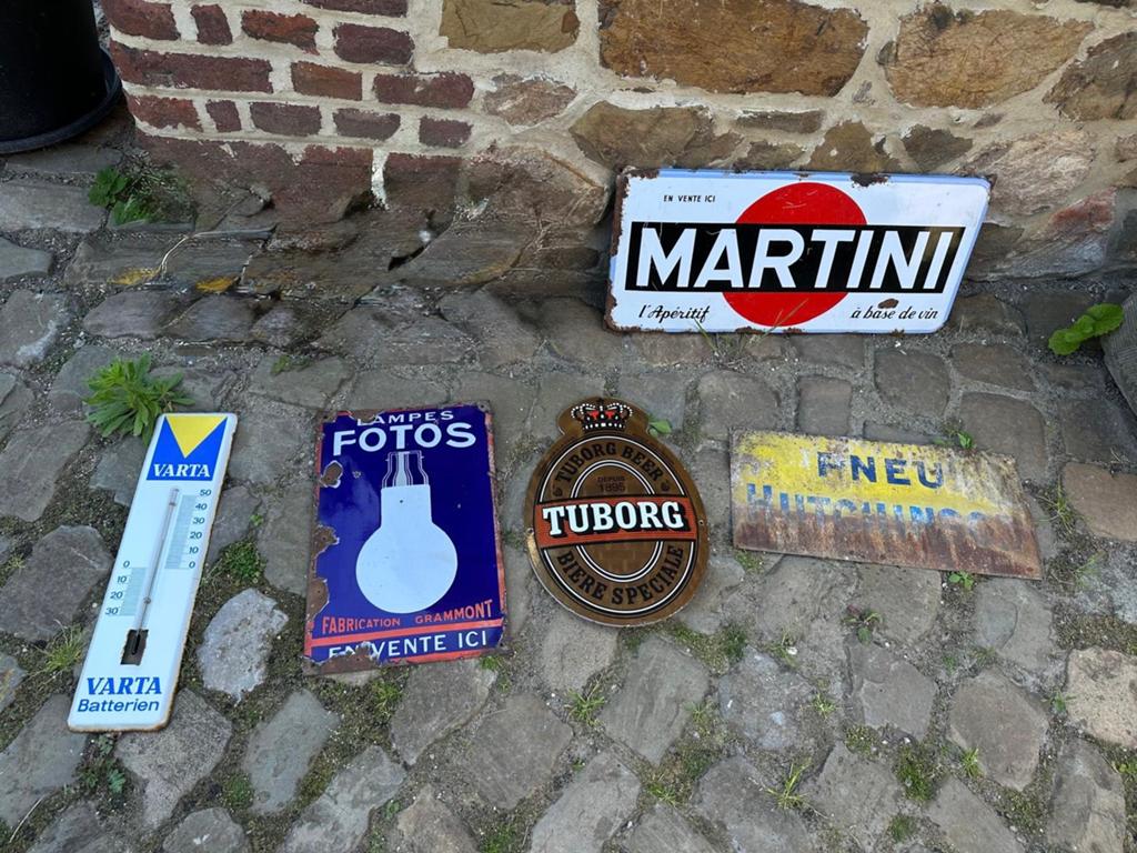 Plaques émaillées. Collections. Publicitaires., Antiquités & Art, Enlèvement