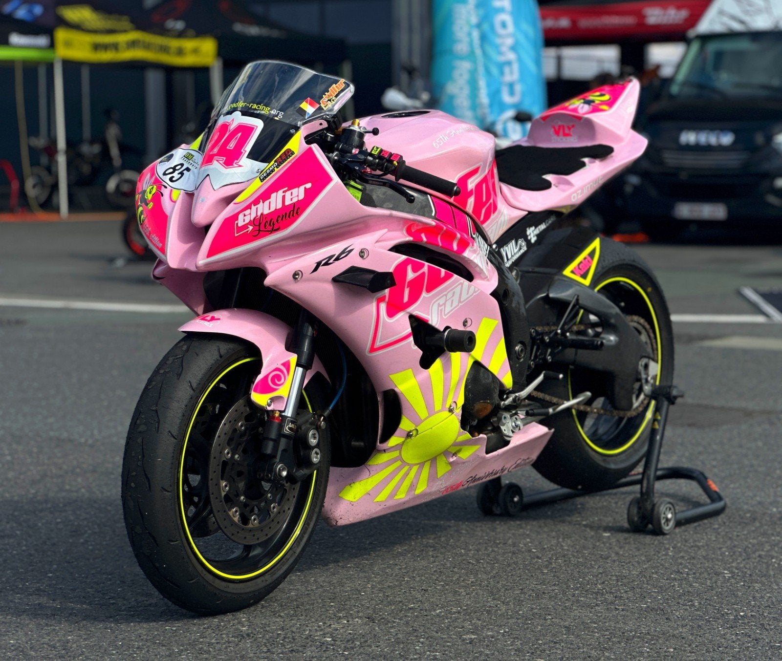 Yamaha yzf r6 année 2008 piste, Particulier