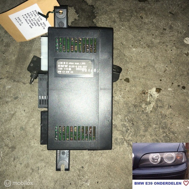 BMW E39,  5-serie  LCM  lichtmodule Lichtcomputer, Auto-onderdelen, Gebruikt, Ophalen of Verzenden, BMW, BMW