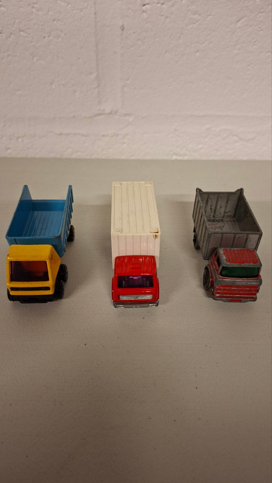 Lot van 3 Matchbox Superfast Vrachtwagens (Lesney, jaren 70, Ophalen of Verzenden, Gebruikt, Bus of Vrachtwagen, Matchbox