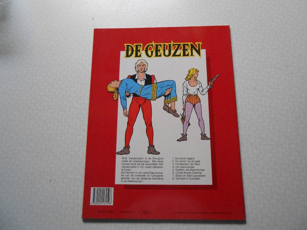 Geuzen 8 Verraad in Duindijke 1989 1 ste druk. Gesigneerd., Neuf, Enlèvement ou Envoi, Willy Vandersteen, Une BD