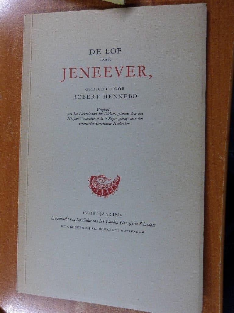 jenever boekje R. Hennebo 1964  en Hasselt '92, Collections, Envoi, Comme neuf, Autres types