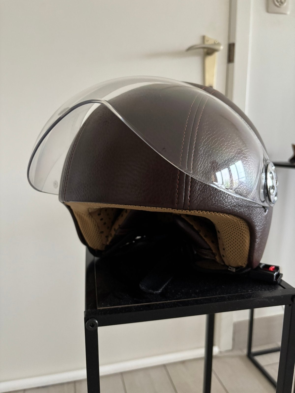 Brommer-/scooter helm, Fietsen en Brommers, Ophalen, Zo goed als nieuw, Medium