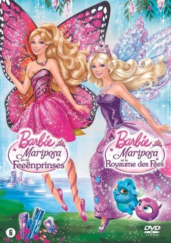 Dvd - Barbie - Mariposa en de feeenprinses, Enlèvement ou Envoi