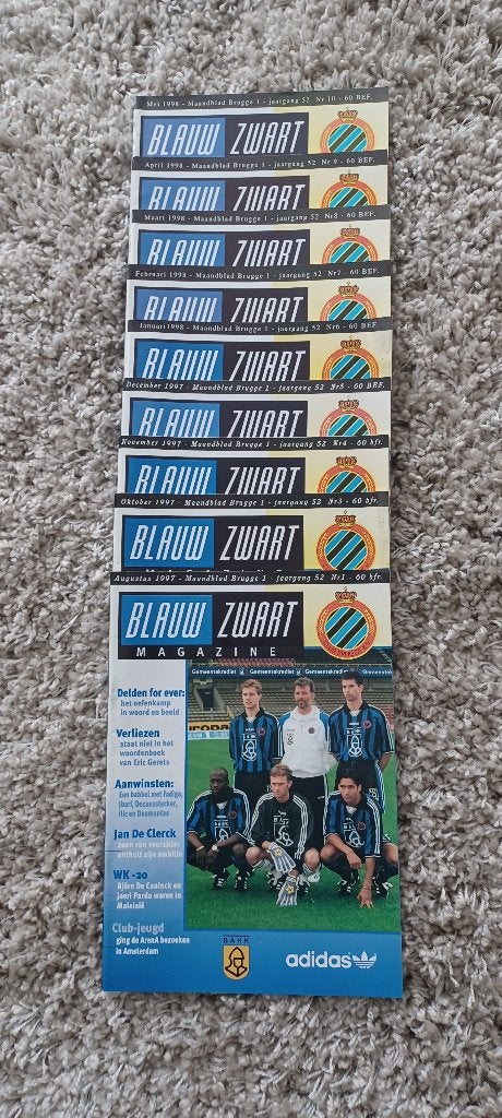 PROGRAMMABOEKJES CLUB BRUGGE, Ophalen of Verzenden, Zo goed als nieuw, Boek of Tijdschrift