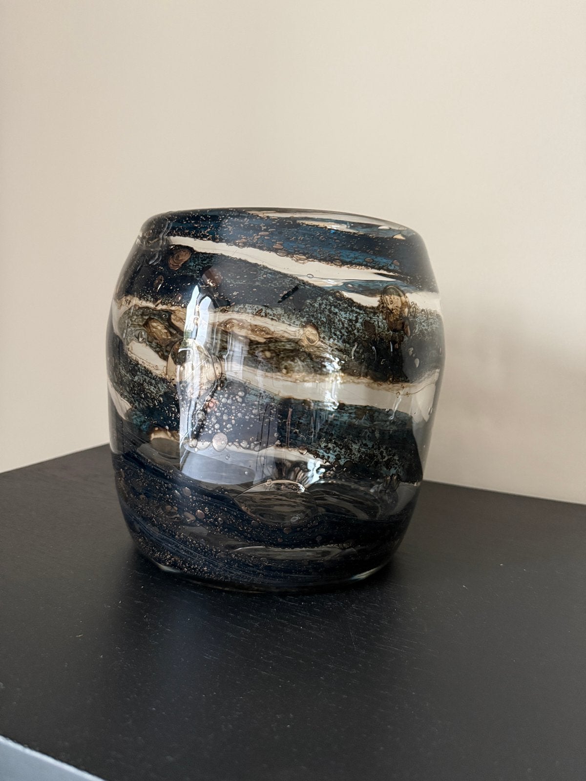 Glasgeblazen vaas, Huis en Inrichting, Ophalen, Zo goed als nieuw, Glas