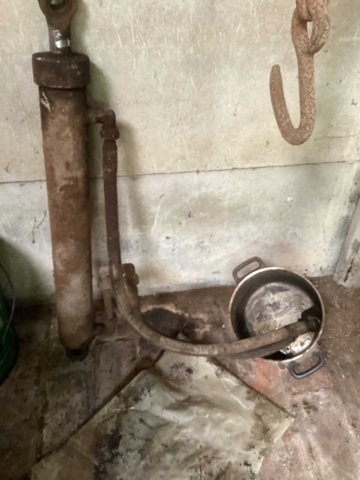 Hydrauliek piston, Ophalen