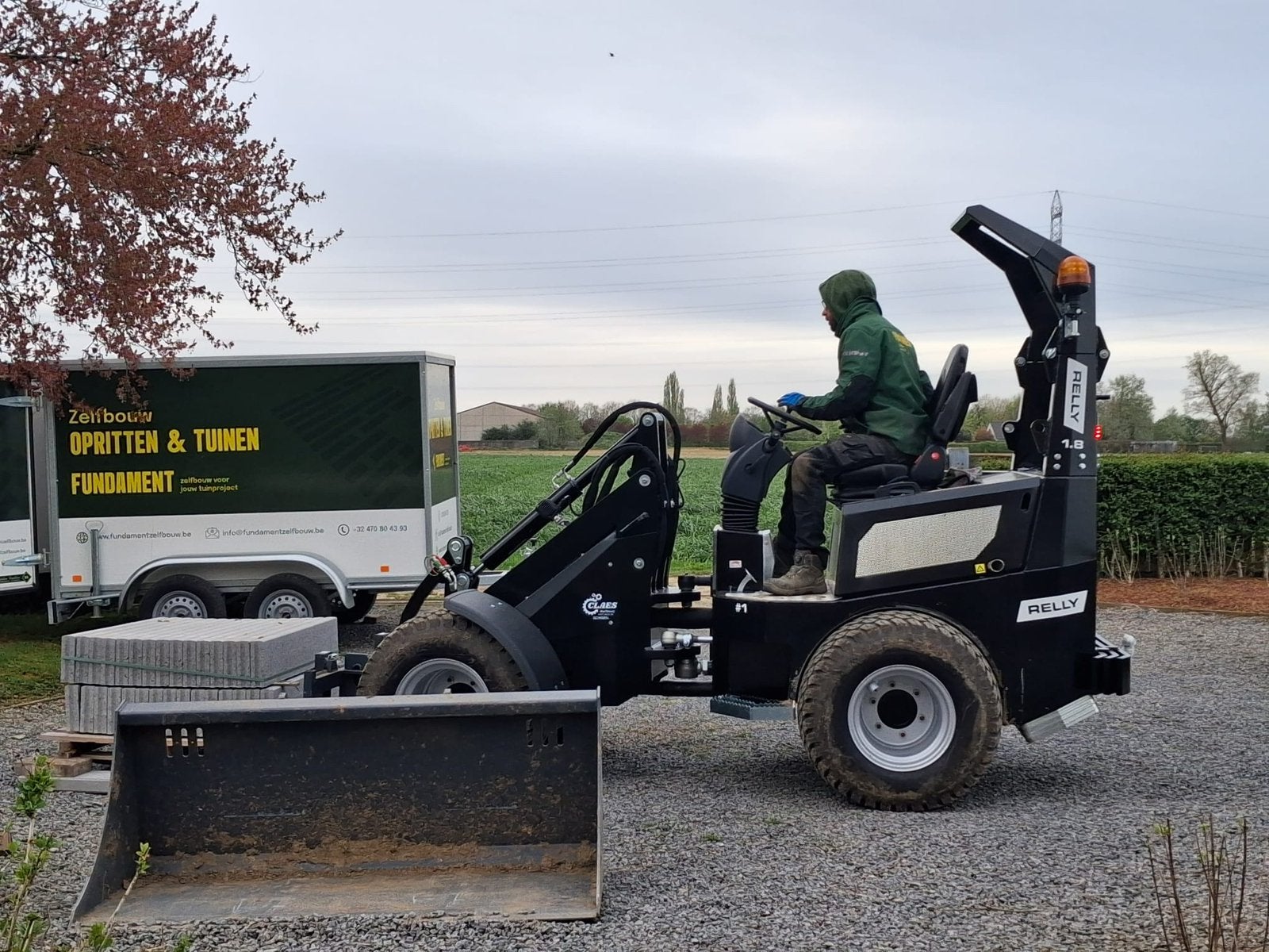 Kniklader 1.8 te huur, Enlèvement