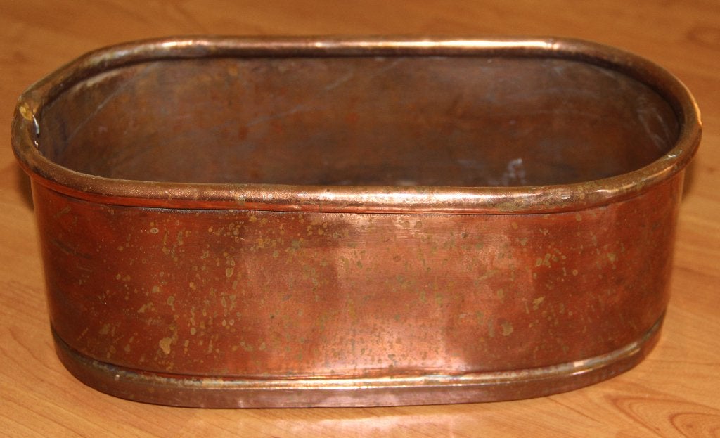 Jardinière en cuivre, Enlèvement, Cuivre
