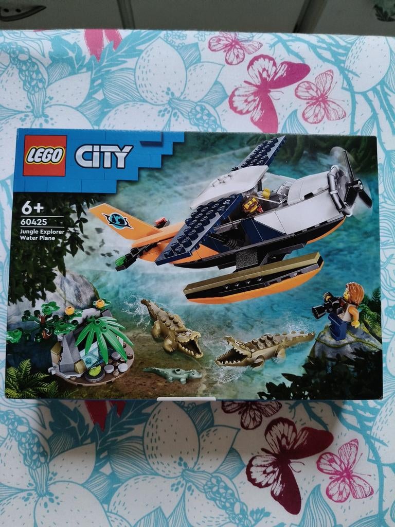 Lego City 60425 - Jungle Explorer Water Plane, Ophalen of Verzenden, Nieuw, Complete set, Lego