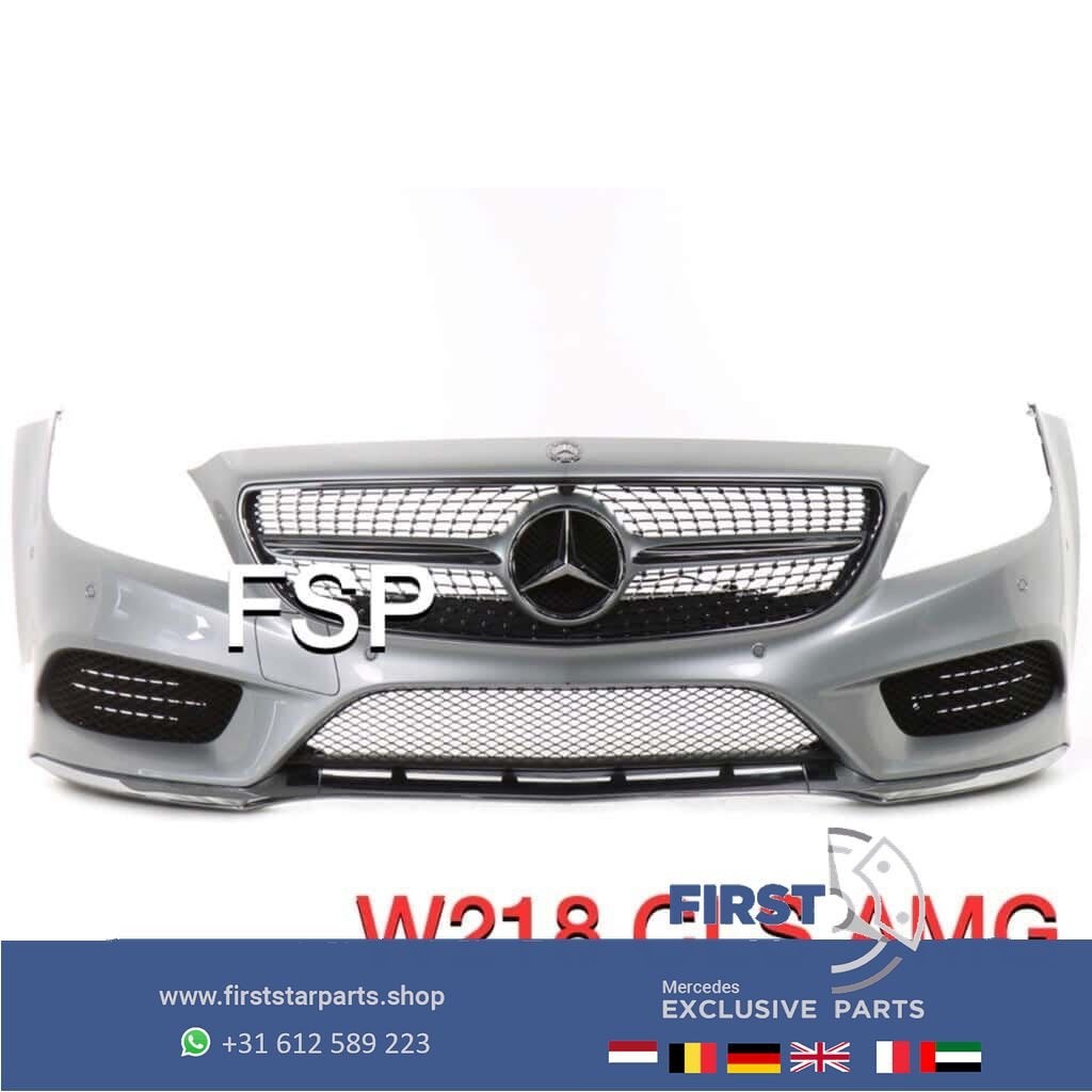 W218 CLS AMG Pakket origineel Mercedes Voorbumper + Achterbu, Gebruikt, -, Ophalen of Verzenden, Bumper