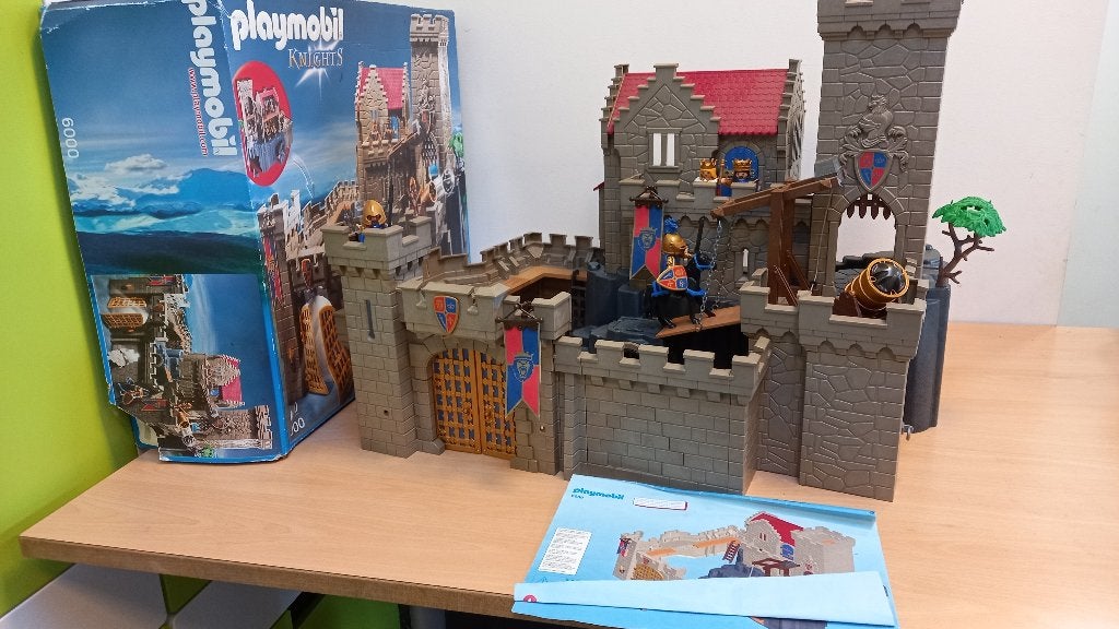Playmobil: 6000: Leeuwenridders kasteel, Kinderen en Baby's, Gebruikt, Complete set, Ophalen of Verzenden, Kasteel/Fort