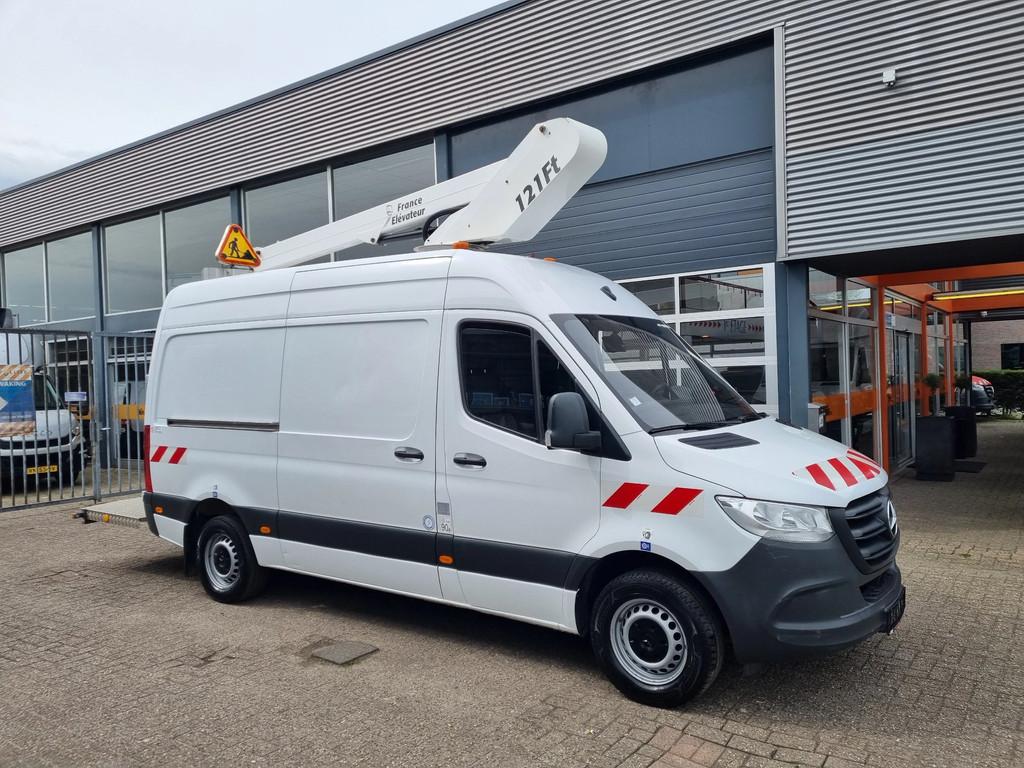 Mercedes-Benz Sprinter 316 CDI/ Hoogwerker/ Platform 12.5m/, Auto's, Bestelwagens en Lichte vracht, Bedrijf, Te koop, ABS, Achteruitrijcamera