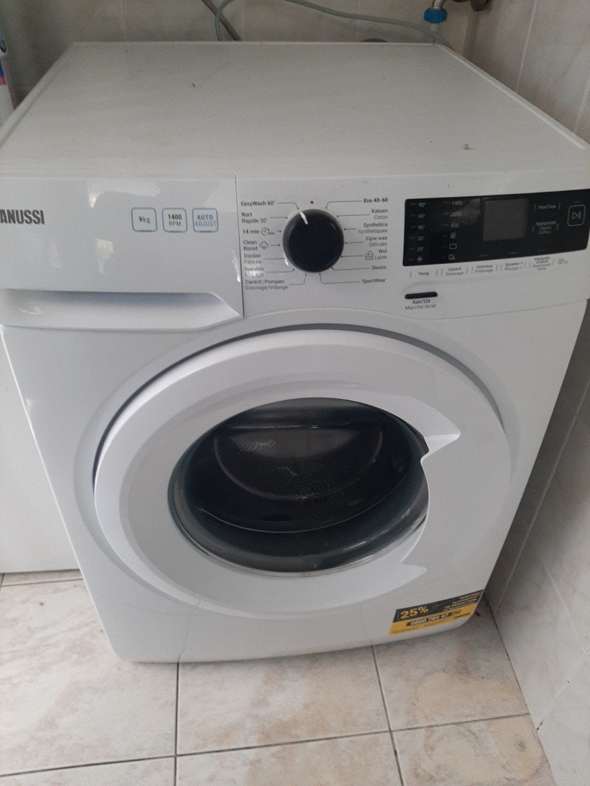 ZANUSSI 9kg, zgan, Ophalen