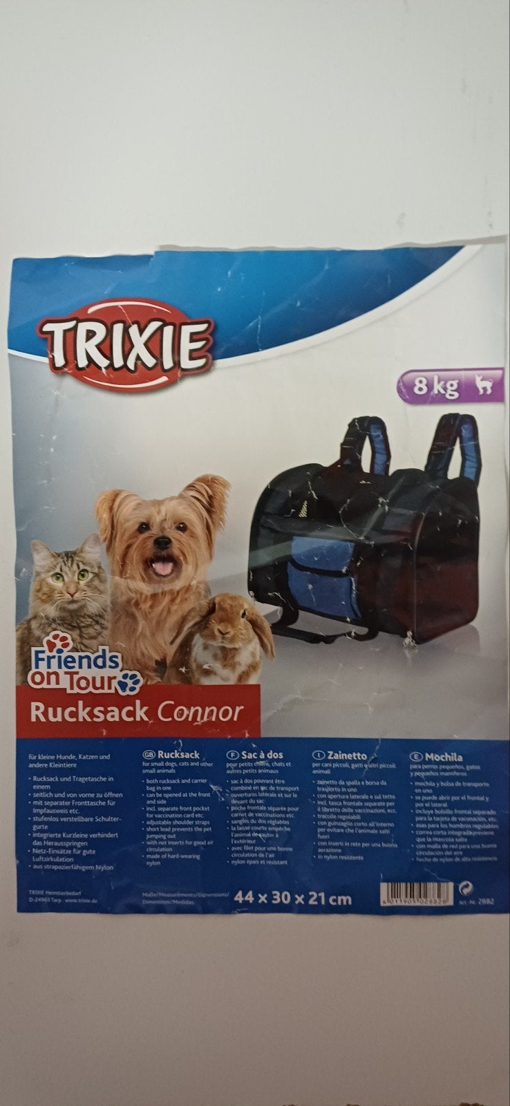 huisdierentas, Dieren en Toebehoren, Trixie, Ophalen, Zo goed als nieuw, Draagtas/-zak