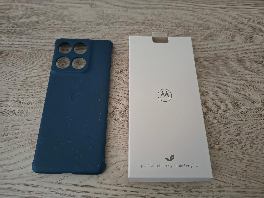 Cover Motorola Edge 60, Telecommunicatie, Ophalen of Verzenden, Nieuw, Blauw