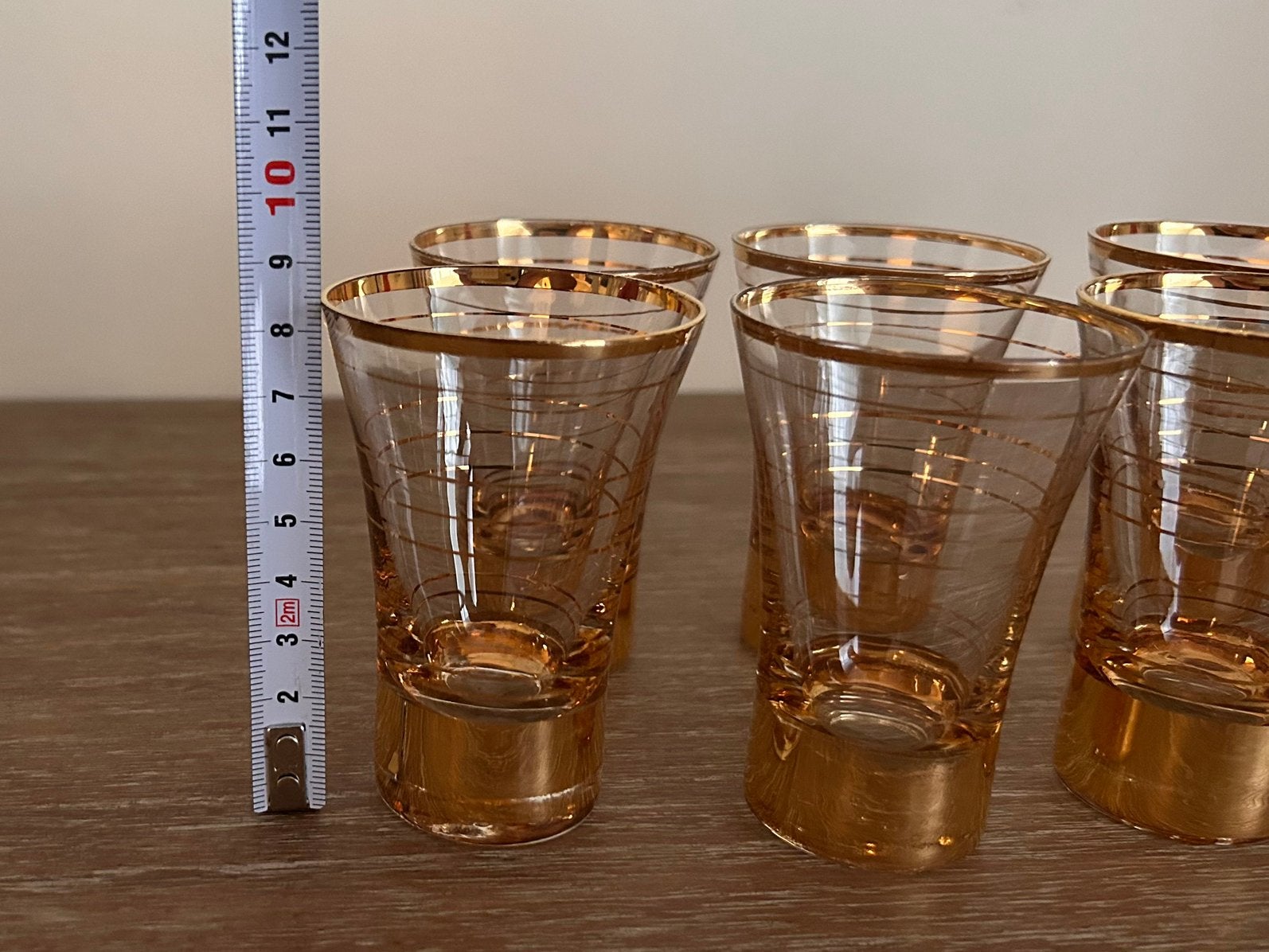 set van 10 vintage glaasjes, Antiek en Kunst, Ophalen of Verzenden