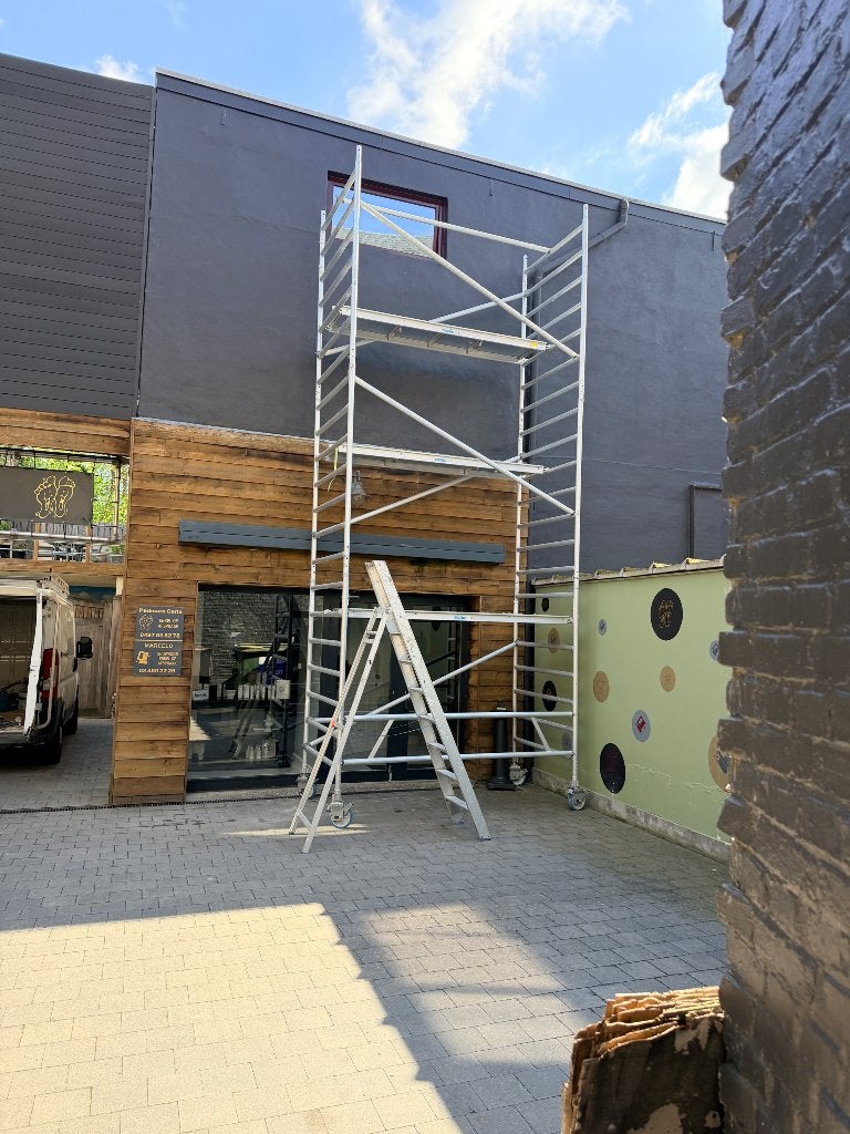 Stelling solide, Ophalen, Gebruikt, 4 meter of meer