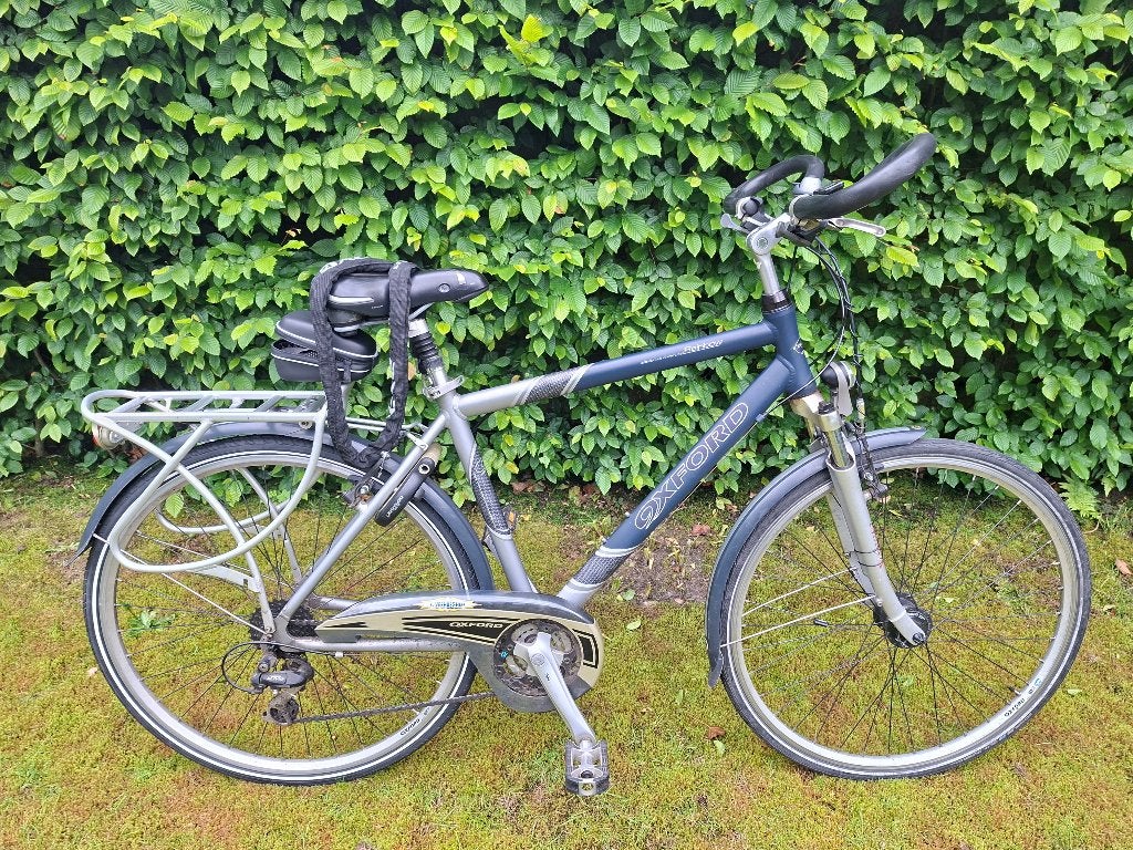 Herenfiets Oxford - Rainbow - 21 versnellingen, Fietsen en Brommers, Gebruikt, Velgrem, Versnellingen, 53 tot 57 cm