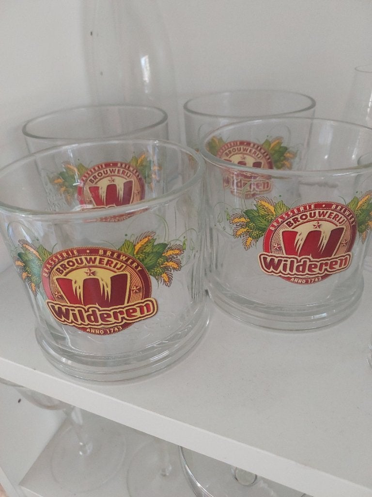 Bierglazen Wilderen, Verzamelen, Biermerken, Ophalen, Nieuw, Glas of Glazen