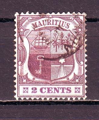 Postzegels Engelse kolonie: Mauritius 2, Postzegels en Munten, Ophalen of Verzenden, Gestempeld