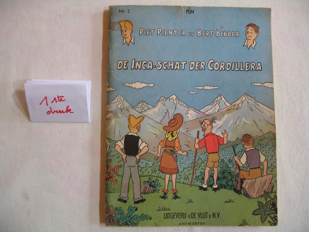 Piet Pienter en Bert Bibber, 1ste druk nr 2, De Vlijt, 1956, Une BD, Enlèvement ou Envoi