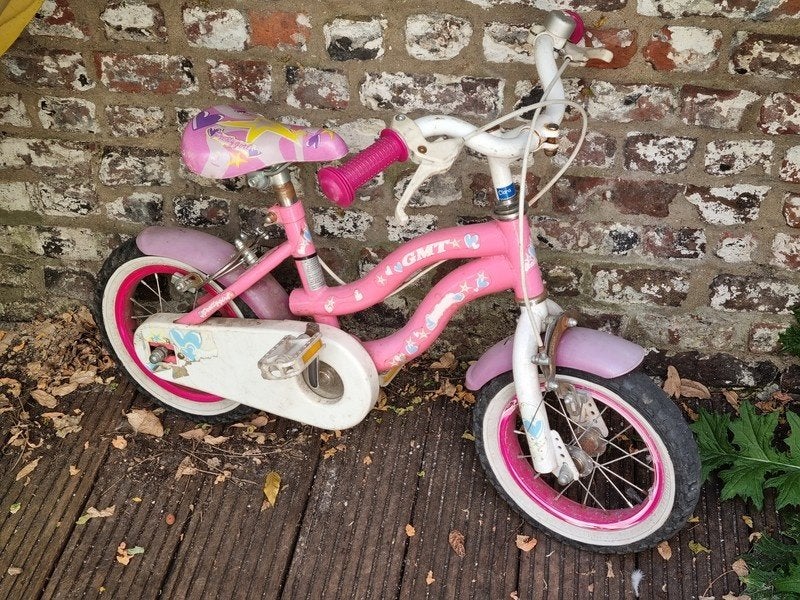 Kinderfietsje, Frein sur jante, Stabilisateurs, Enlèvement, Utilisé