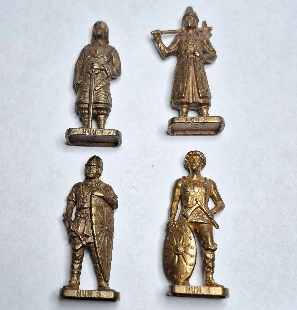 Metalen complete serie Hunnen Huns K95 n 107 tot 110 EU 1994, Ophalen of Verzenden, Gebruikt, Overige typen