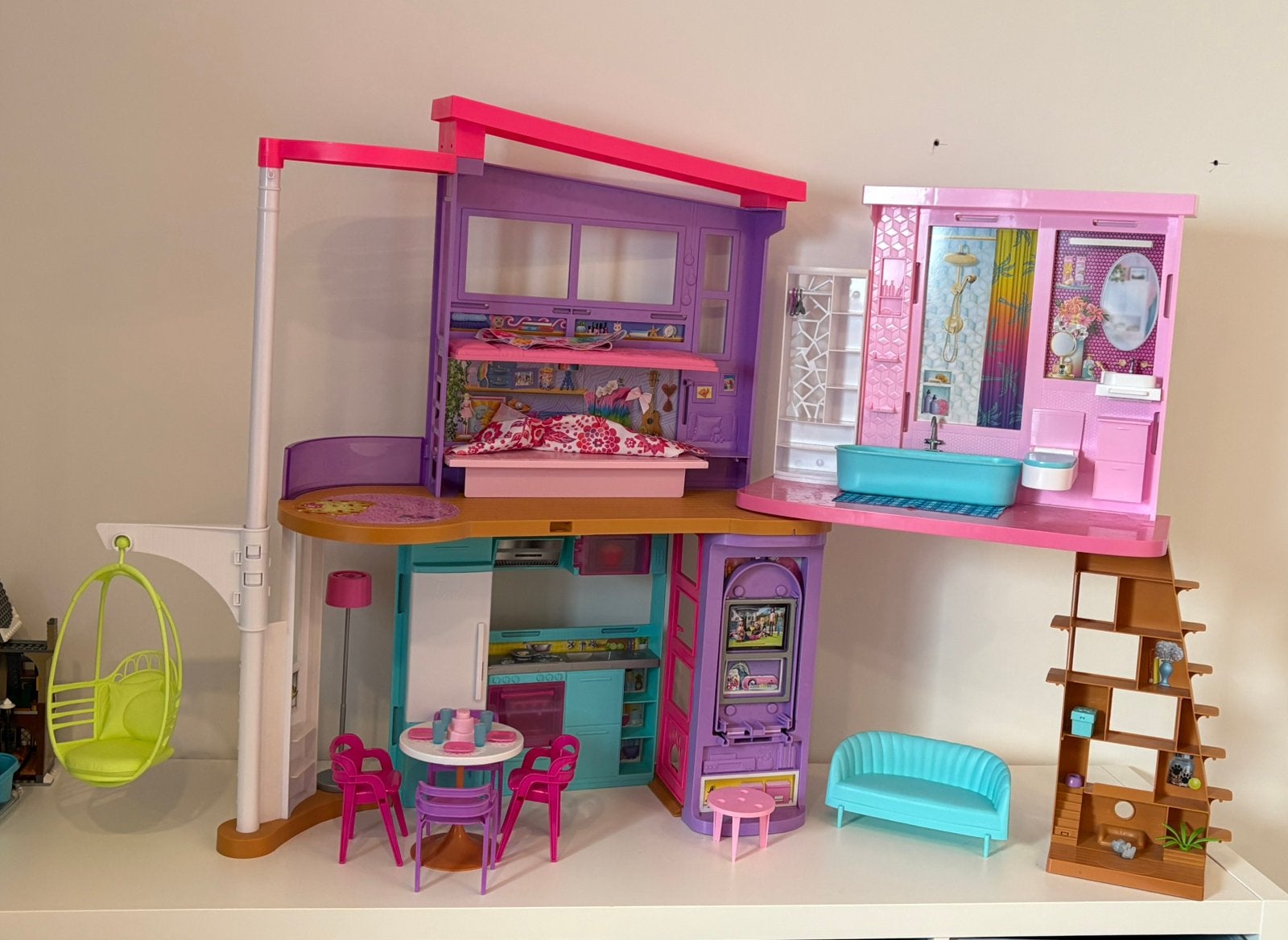 Barbie poppenhuis, Ophalen, Zo goed als nieuw, Poppenhuis