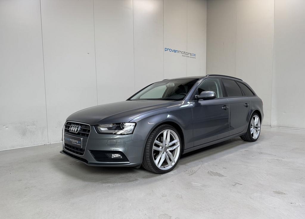 Audi A4 Avant 2.0d Man. EURO6- Airco - GPS - Topstaat!, Autos, Audi, Argent ou Gris, Achat, Euro 6, 5 portes