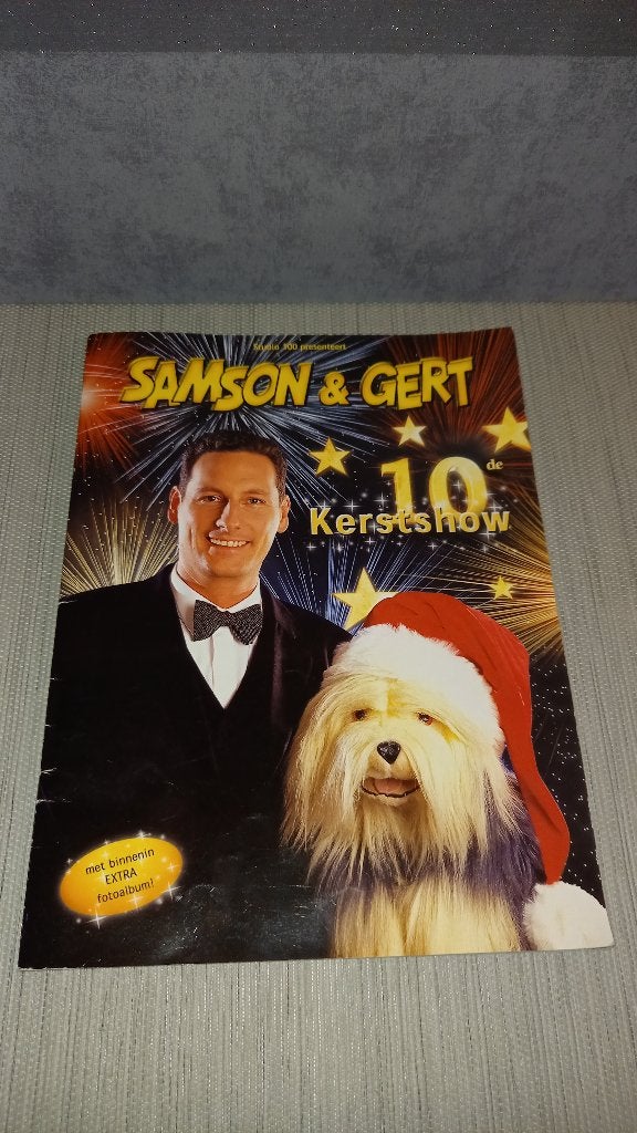 Samson kerstshow boekje, Verzamelen, Ophalen of Verzenden, Gebruikt, Tv, Overige typen