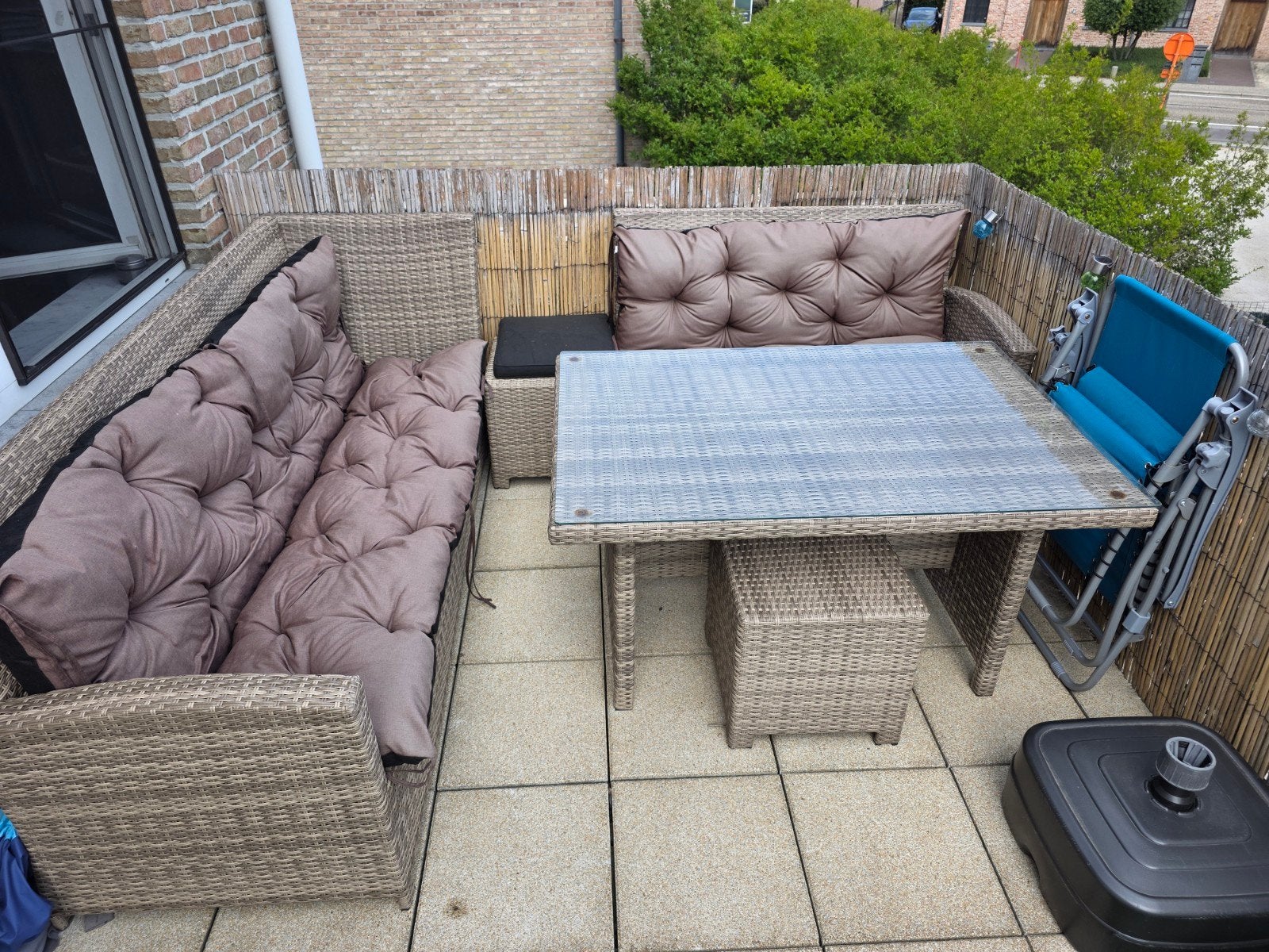 lounge, Enlèvement, Utilisé, Table à dinner, Sets de jardin