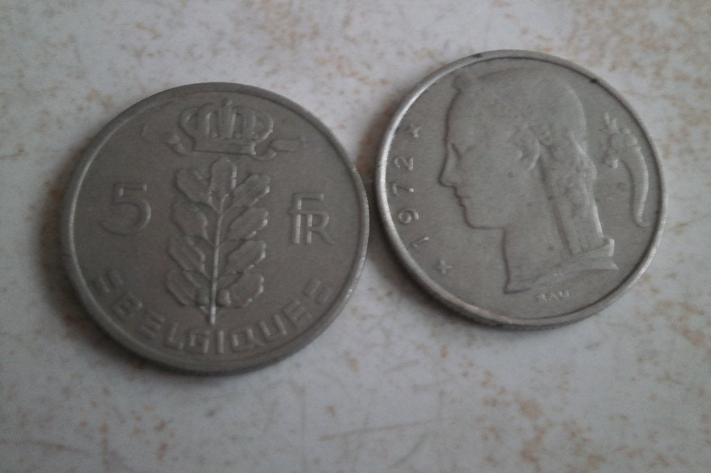 pièce 5 francs Belge prix pour 2 piéces, Enlèvement ou Envoi